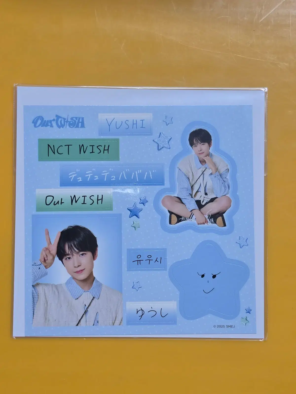 NCT WISH 엔시티위시 유우시 일본투어 콘서트 랜덤토이 굿즈 스티커 양도 YUSHI