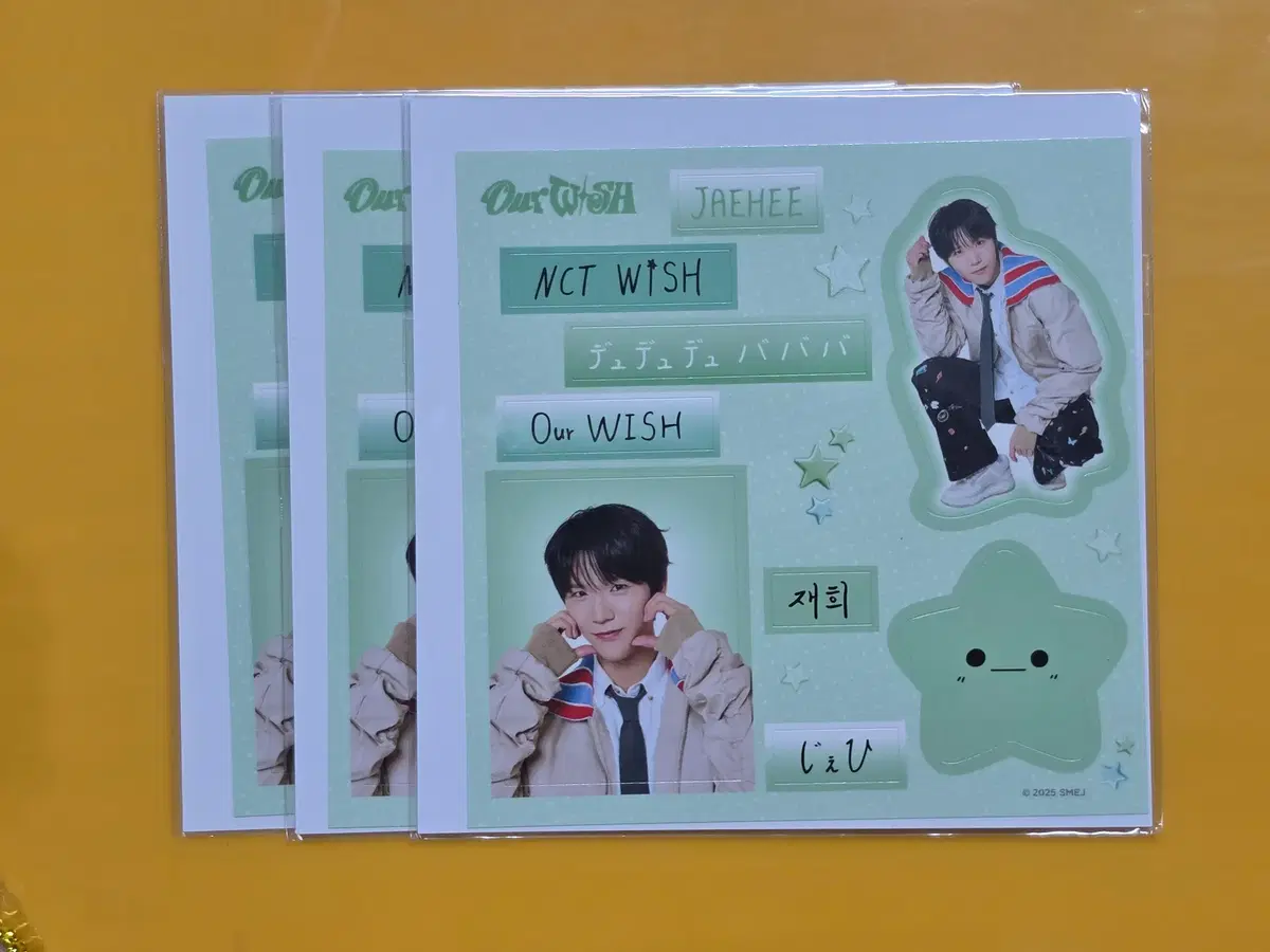 NCT WISH 엔시티위시 재희 일본투어 콘서트 랜덤토이 굿즈 스티커 양도 JAEHEE