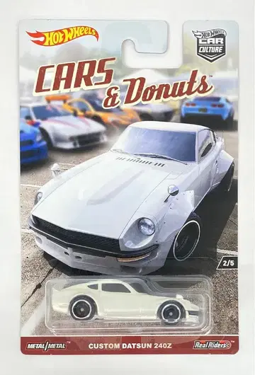 MATTEL 핫휠/CARS&DONUTS 커스텀 DATSUN 240Z 펄 화이트 DWH88