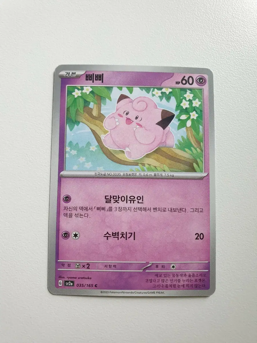 삐삐 포켓몬카드