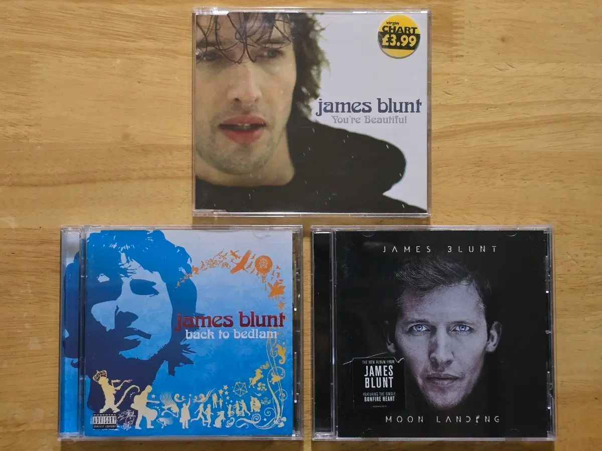 CD 음반 James Blunt 제임스 블런트 싱글, 앨범 3장