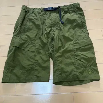 THE NORTH FACE 하프 팬츠 카키 L