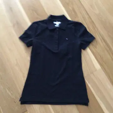 TOMMY HILFIGER 피케 셔츠 블랙 XS 새상품