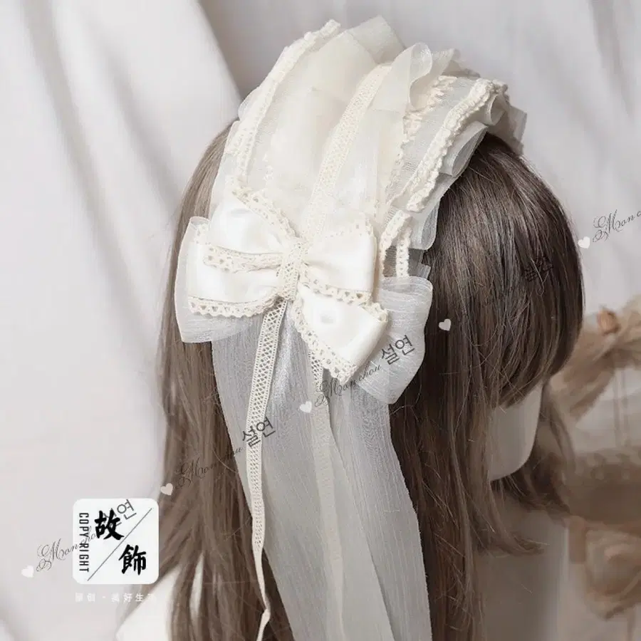 c헤어밴드원색 일본식 레이스 수제 리본 로리타 핸드메이드 KC 헤어 액세서리 /소품 로리타 장미 /헤어 액세서리/헤어밴드/cos/cosplay