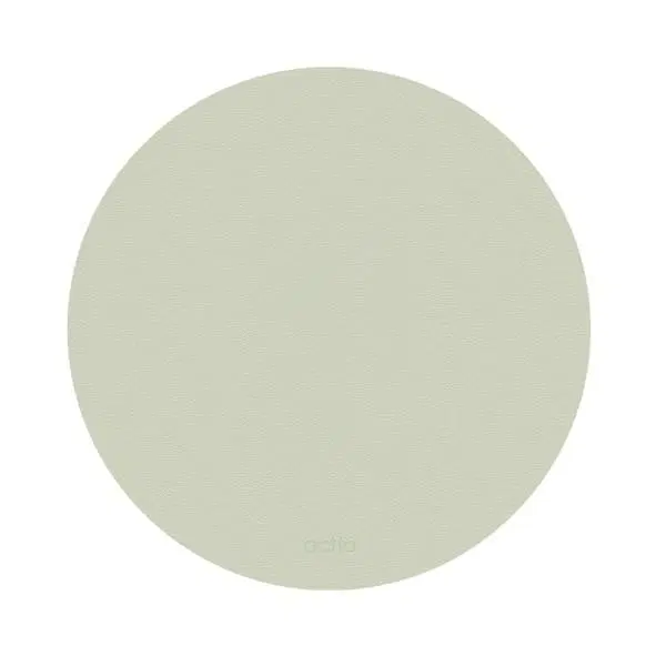 220x220x2mm 올리브그린 생활방수 인조가죽 원형 마우스패드