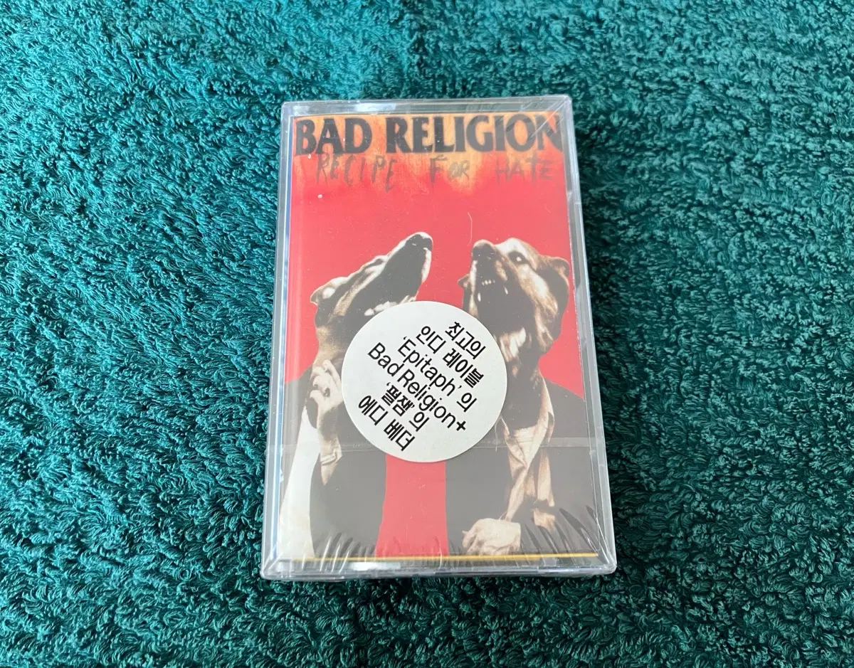 80~90년대 미국의 하드코어 펑크 록 밴드 배드릴리전 Bad Religion 국내 라이센스 미개봉 카세트테이프