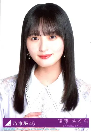 노기자카46 네이블 오렌지 초회 한정판 엔도 사쿠라 봉입 혜택 브로마이드 요리
