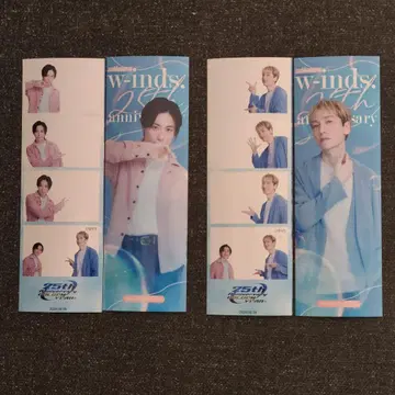 w-inds. 윈즈 인생 4컷 프레임 타치바나 케이타 치바 료헤이 세트