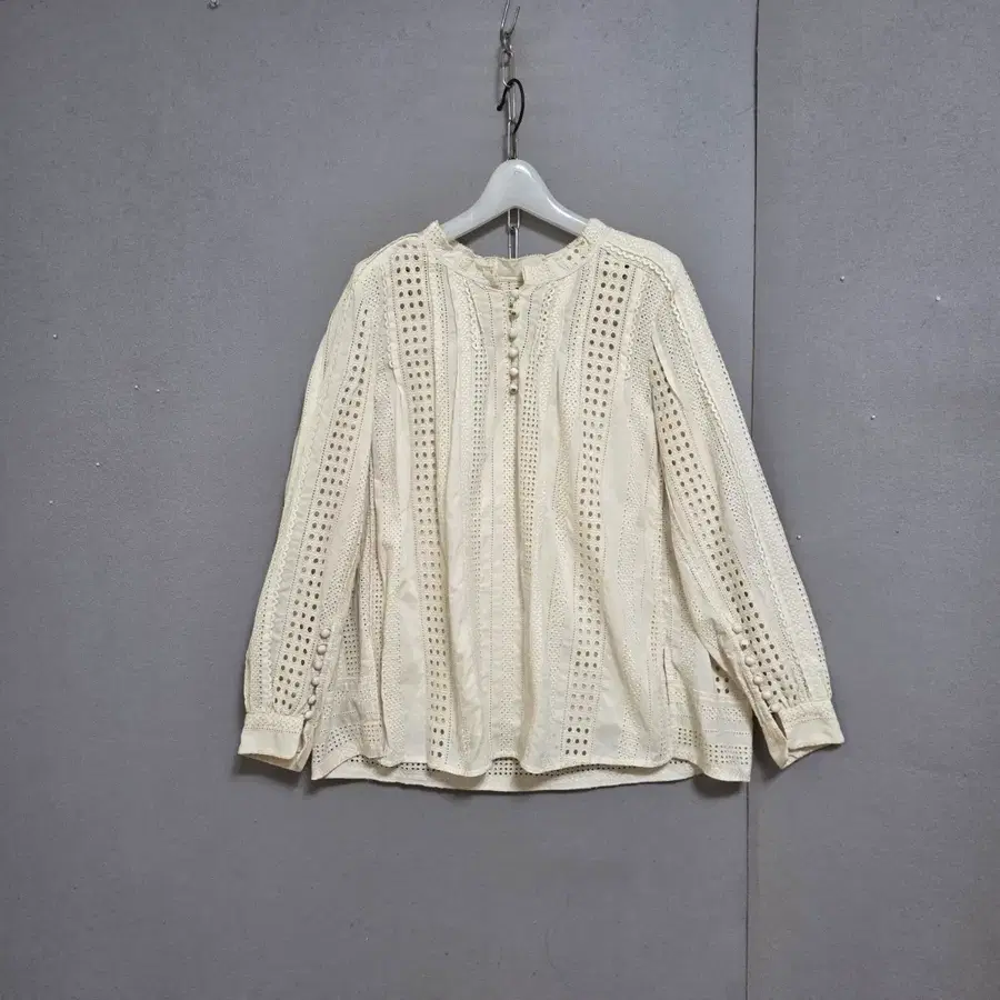 마인 고급스런 면수 블라우스 55   n8309