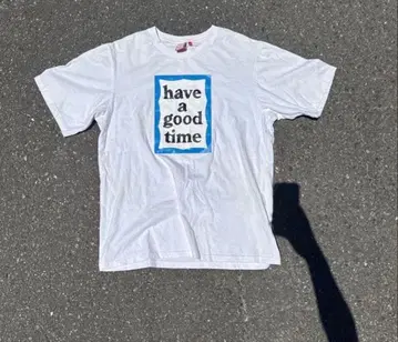 have a good time T셔츠 화이트