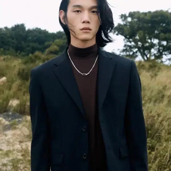로우클래식 네이비 자켓 m