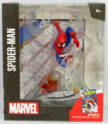 McFARLNE TOYS 1/10 스케일 포즈 피규어 with Scene #012 스파이더맨 토드 맥팔레인/디 어메이징 스파이더맨 Vol.1 #302