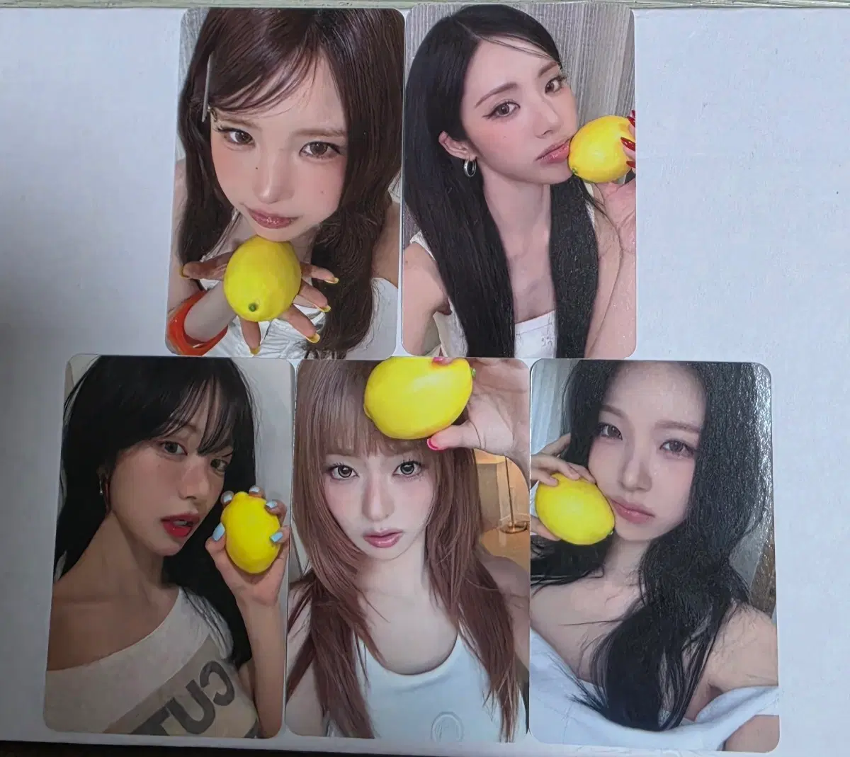 프로미스나인 2집 Glow ME 포토북 애플뮤직 프리오더 특전 포토카드 5종 일괄