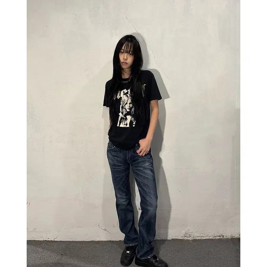 A BATHING APE NYC Logo Denim Pants