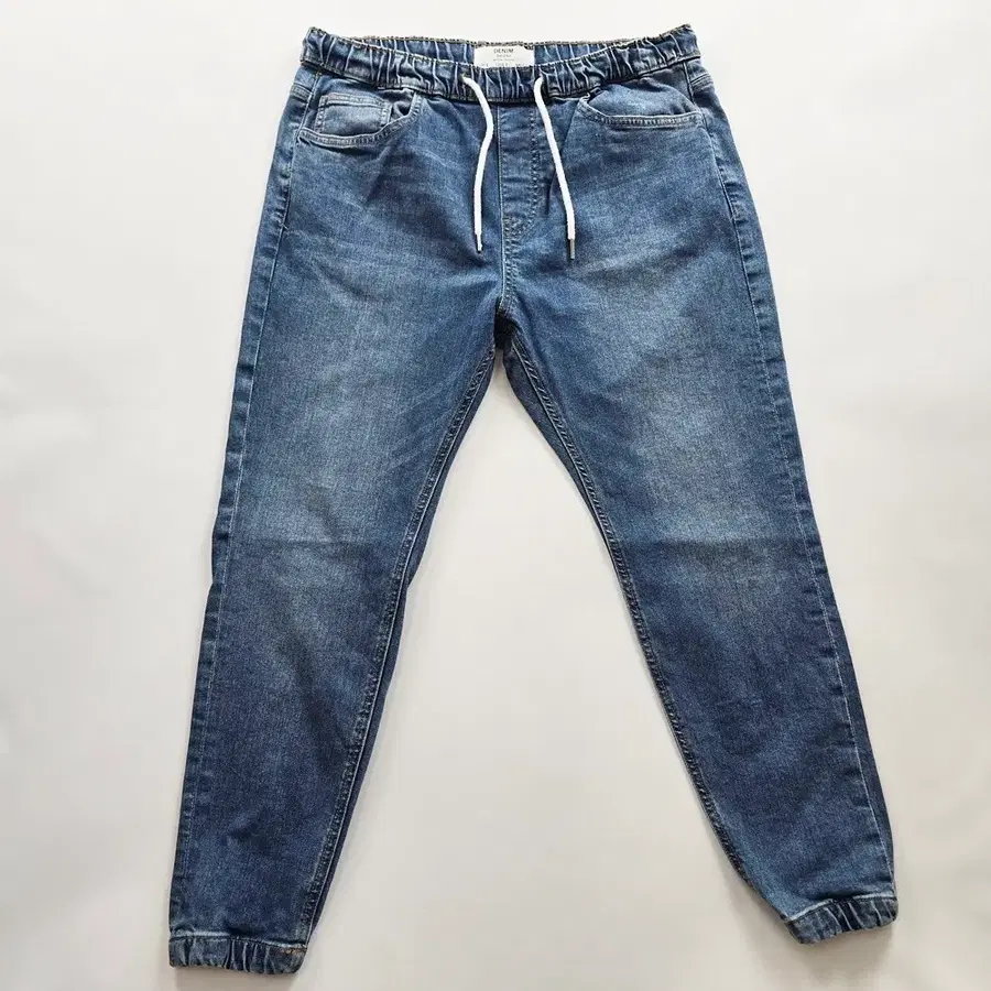 버쉬카 청바지 스판 조거 밴딩 데님팬츠 사이즈34 R6919