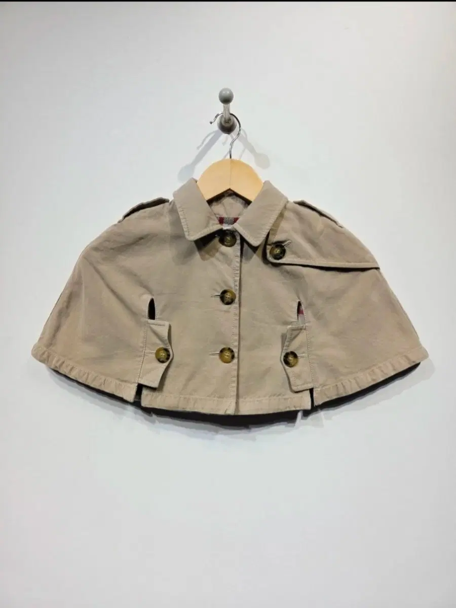 BURBERRY 버버리 키즈 트렌치 케이프 망토 코트
