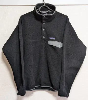 Patagonia 신틸라 스냅T 플리스 자켓 블랙