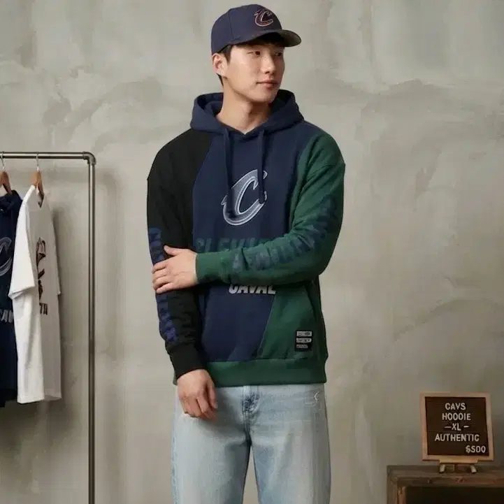 [남자XL]NBA 클리블랜드 캐벌리어스 후드티