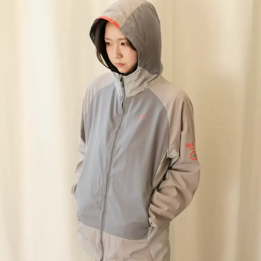 나이키 베이퍼 시스템 배색 후드 바람막이