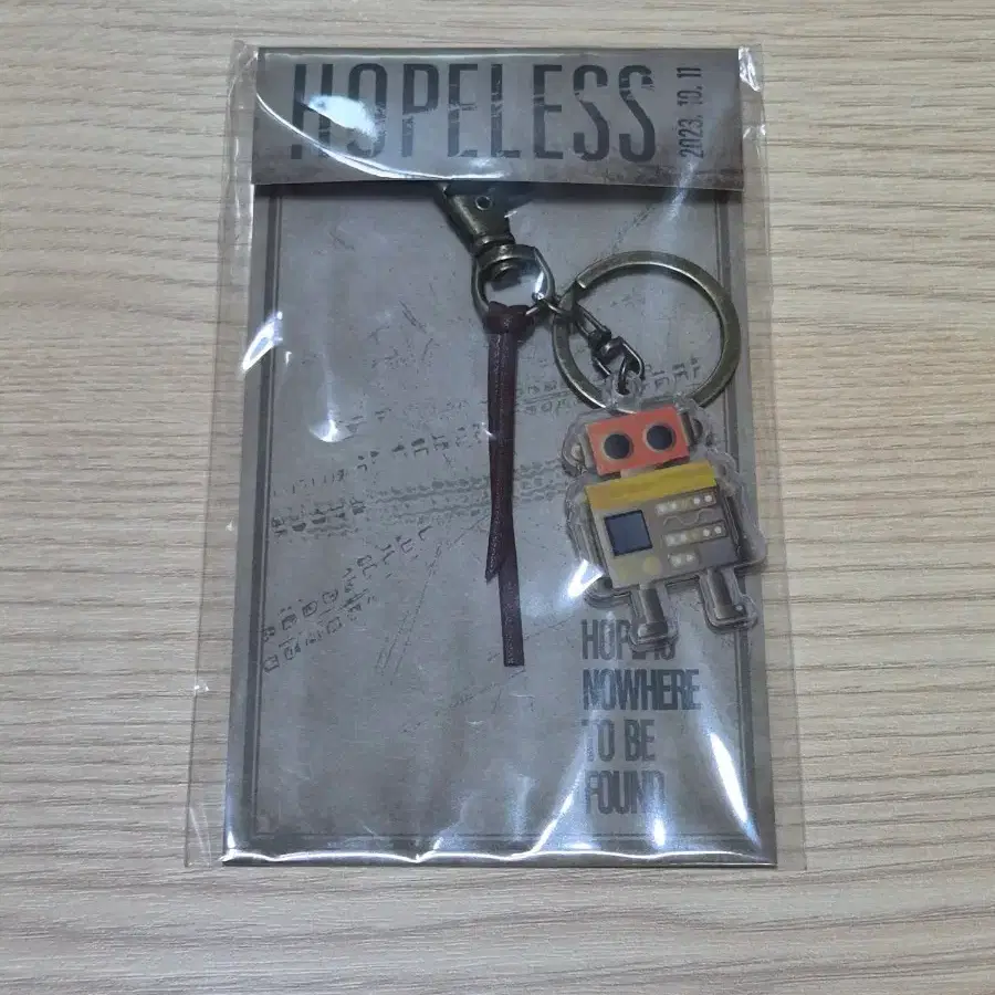 HOPELESS 로봇 키링