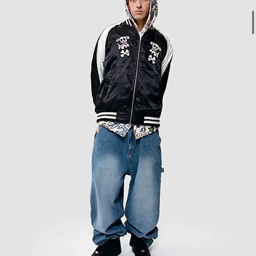 위캔더스 DRAGGY WORK PANTS (DENIM)