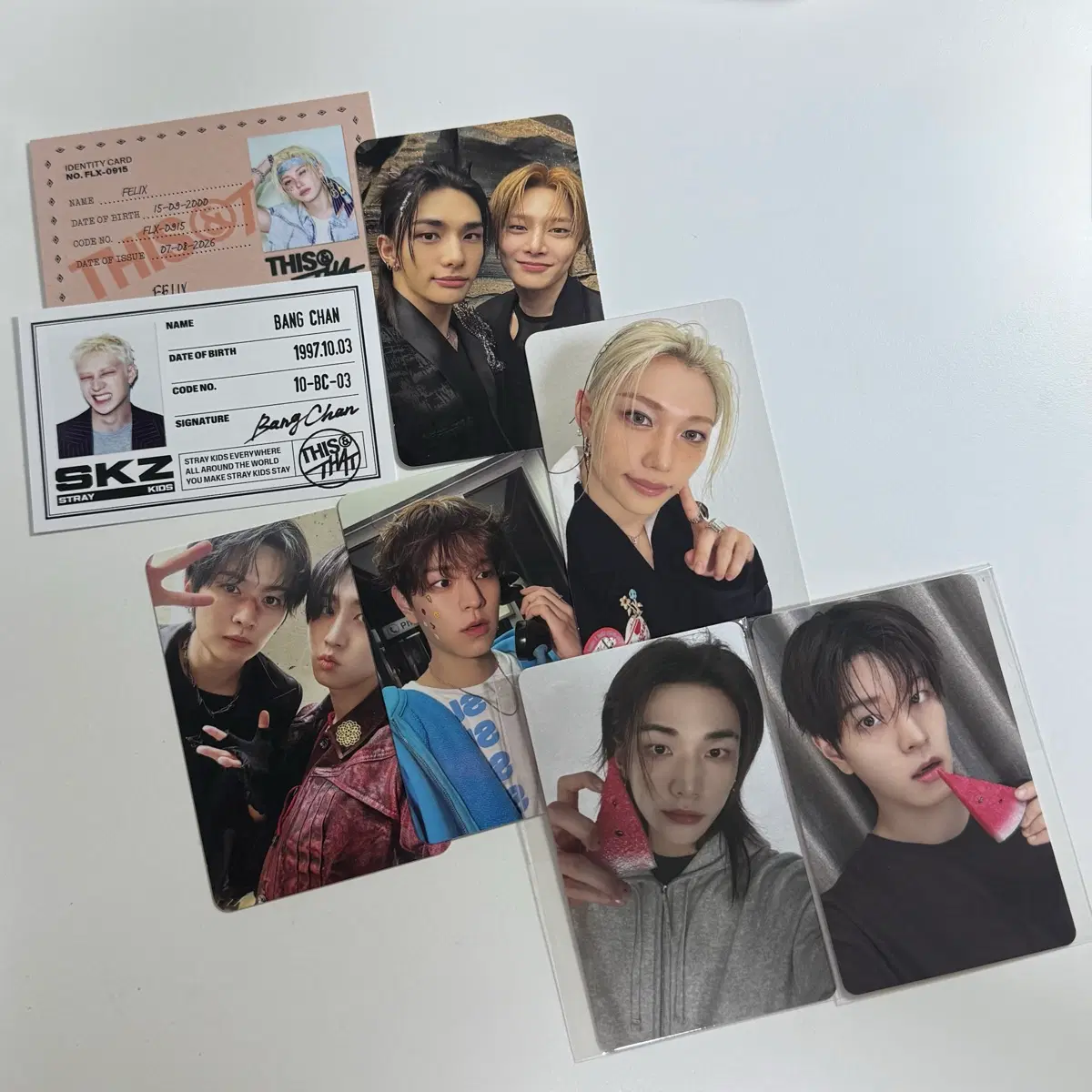 스트레이키즈 jyp shop 앨범 포카 양도