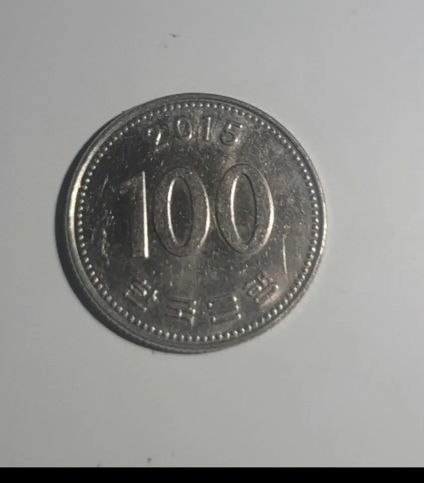 2015년 100원 동전