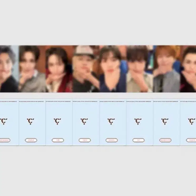 세븐틴 멤버십 키트 분철