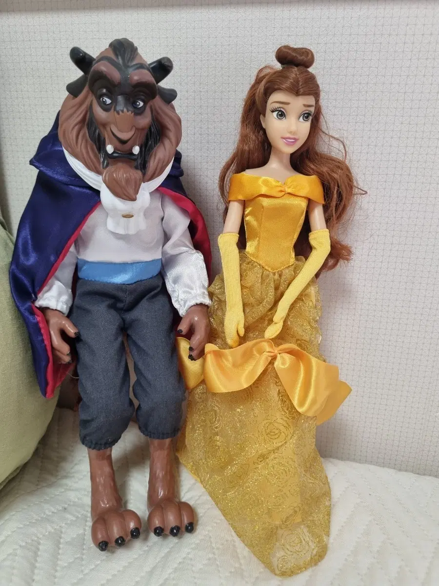 디즈니 미녀와 야수 벨, 야수 클래식돌 인형 세트