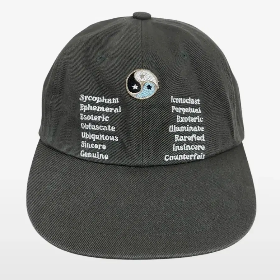 [패슬] Yin Yang Washed Cap Charcoal
