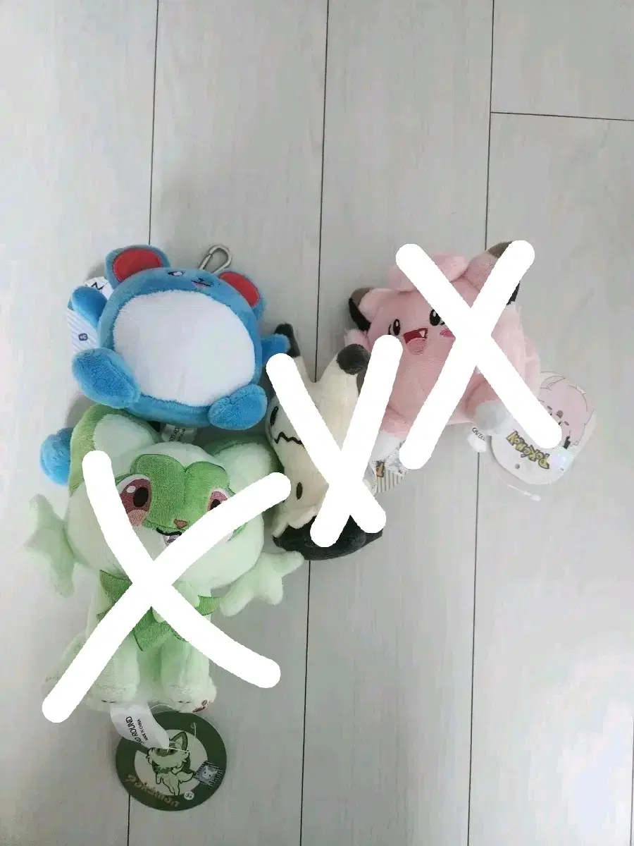 포켓몬스터 포켓몬 소형 봉제 인형 미니 키링 마릴