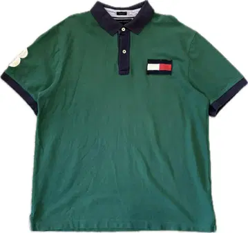 TOMMY HILFIGER 피케 셔츠 그린