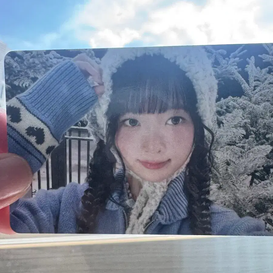 눈꽃 청순한 레이 포카