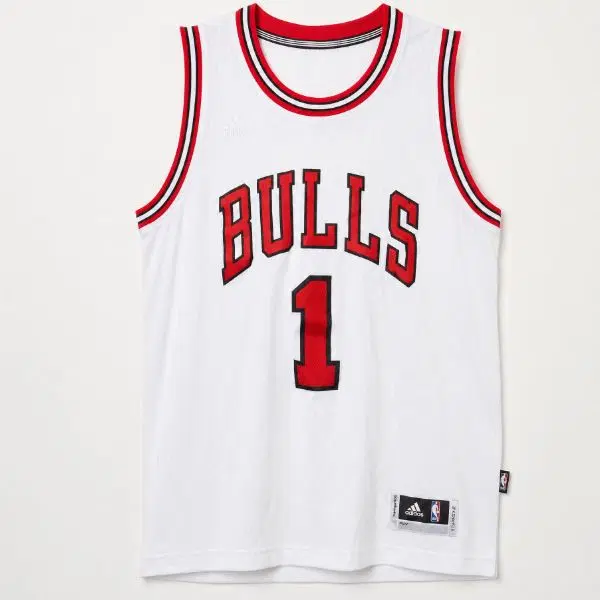 D1 아디다스 NBA 시카고 불스 데릭 로즈 스윙맨 져지 M사이즈