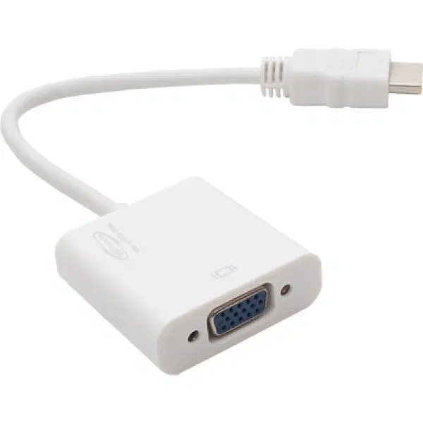 HDMI to RGB 유무전원 겸용 화이트 컨버터