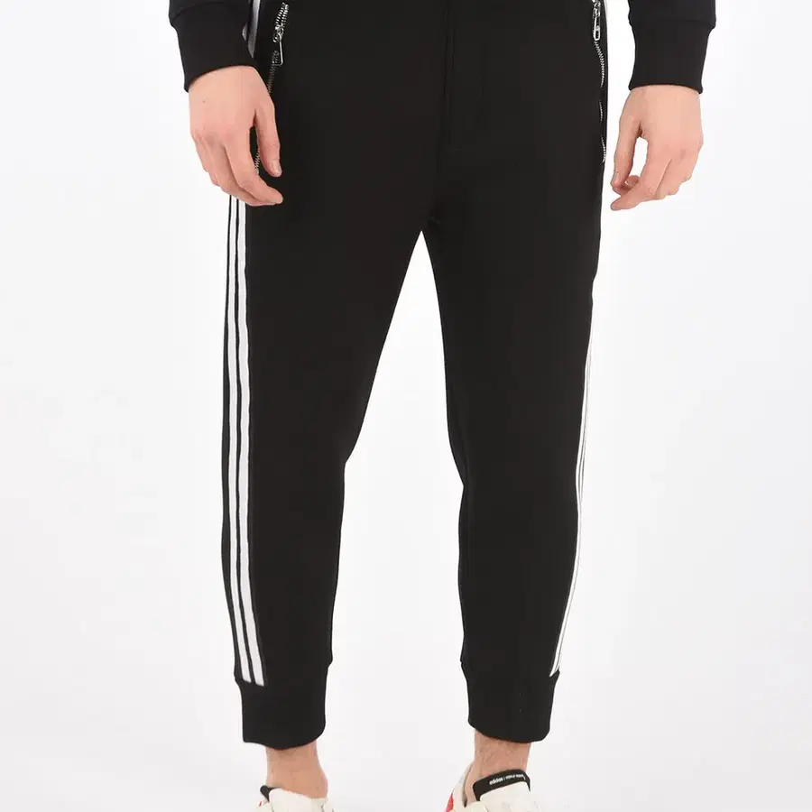 NEIL BARRETT NEOPRENE SKINNY FIT JOGGER PANTS
