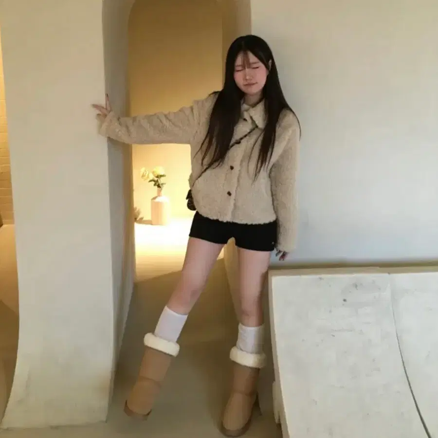 뽀글이 자켓