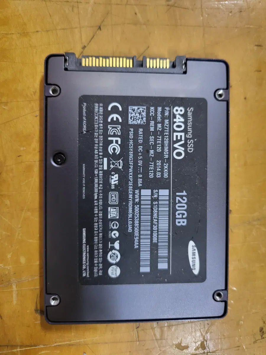 삼성 SSD 840 EVO 120GB 삼성 ssd 120g 20260813-02