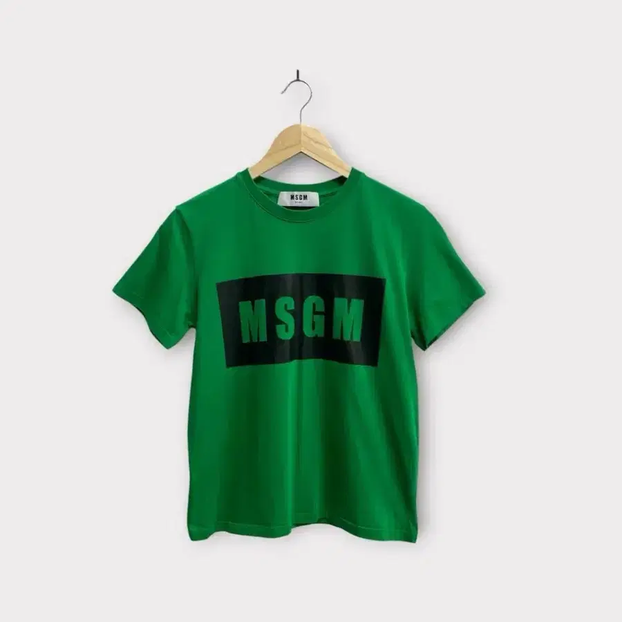 MSGM 그린 라운드 티셔츠 M