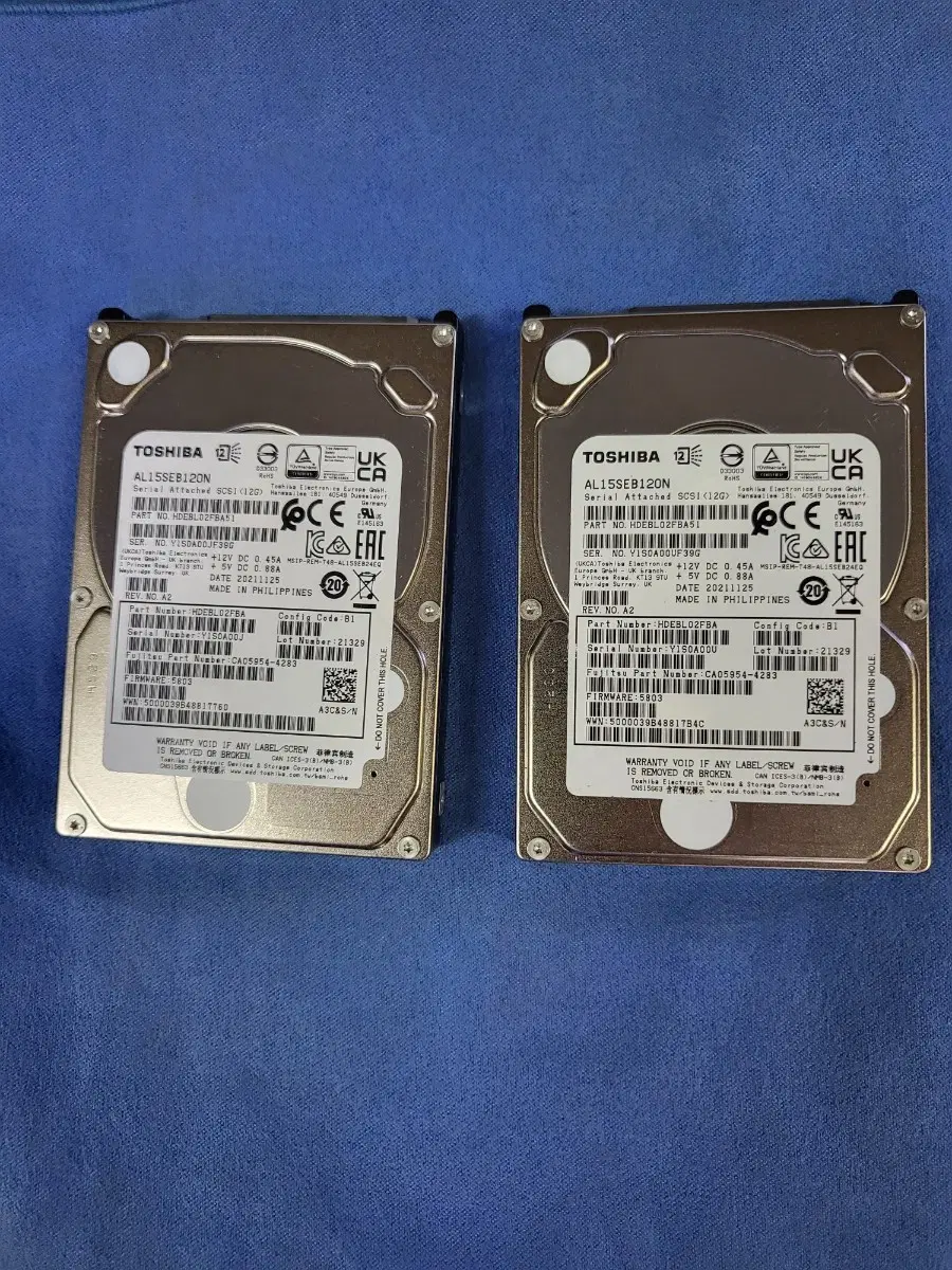 도시바 AL15SEB120N HDD 1.2티