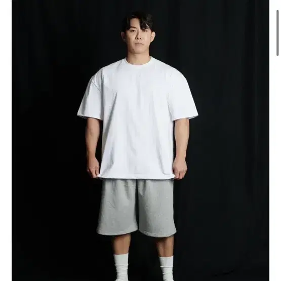 [m] RBW 기본 무지 오버핏 반팔 티셔츠 화이트