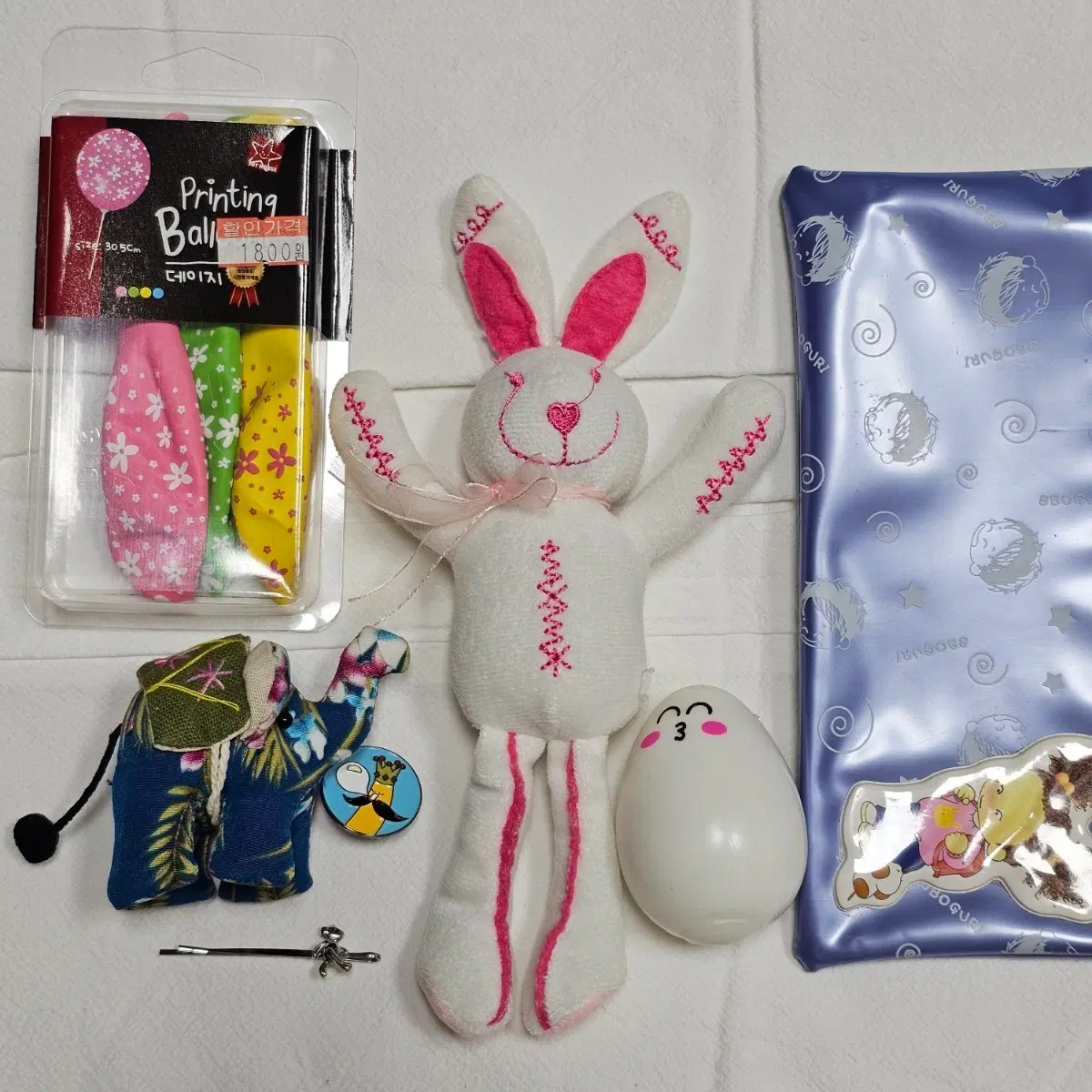 [일괄] 인형, 만득이, 풍선, 머리핀, 파우치 등