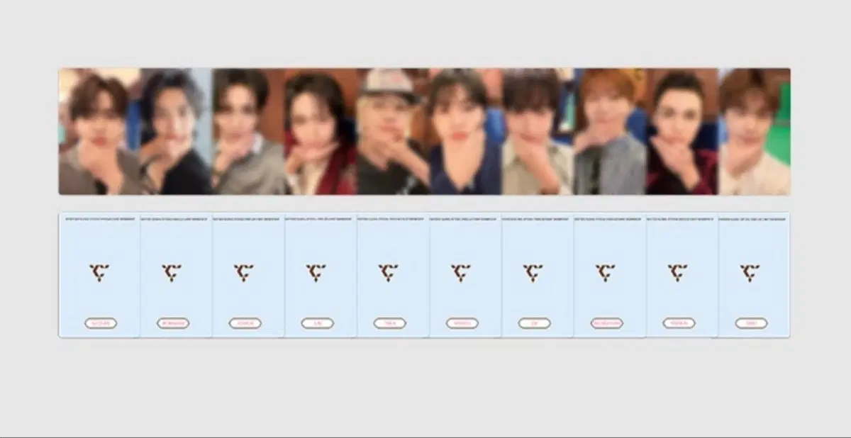 세븐틴 캐럿 멤버십 멤버쉽 키트 분철