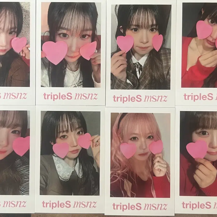 트리플에스 260220 에버라인 팬싸인회 특전 포토카드 세트 판매 tripleS 미공포