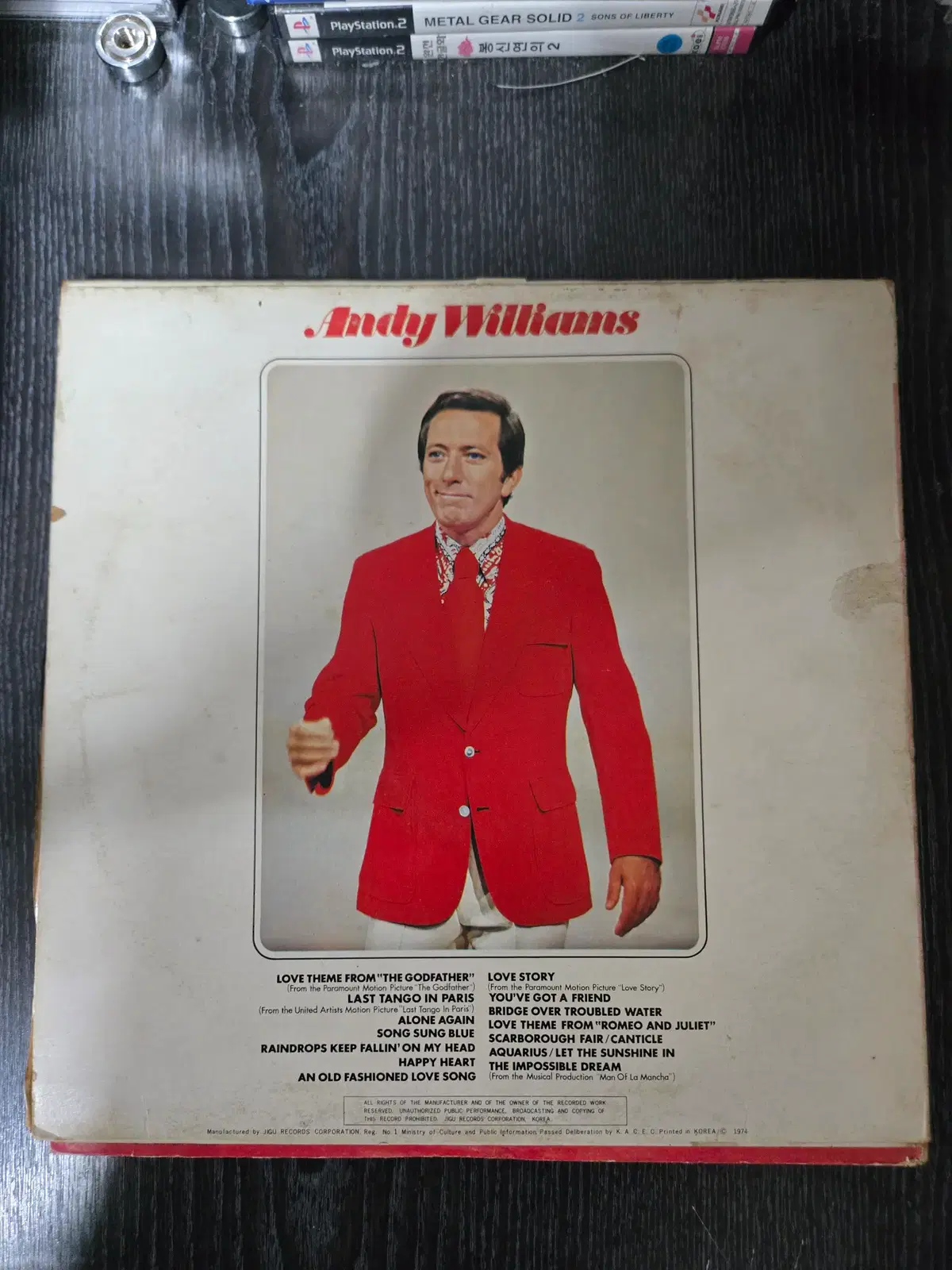 앤디 윌리엄스 LP Andy Williams - Greatest Hits Vol.1 LP