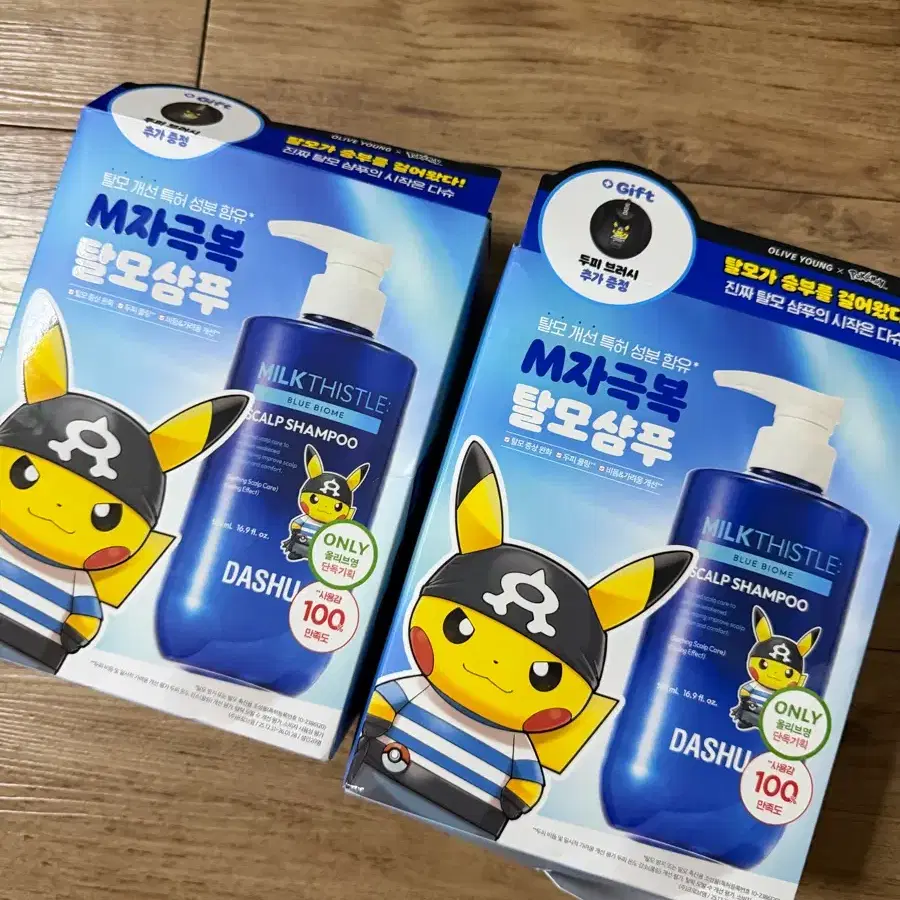 다슈 M 탈모샴푸 블루 바이옴 피카츄 에디션