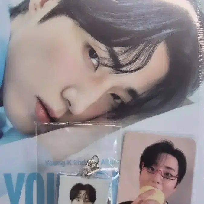 영케이 안경 만두 포토카드+키링+앨범 (전부 미개봉) 네고 가능