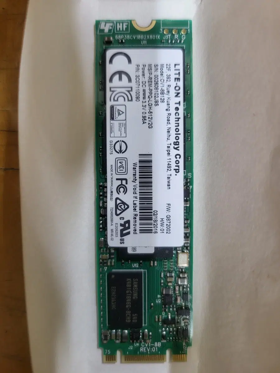 라이트온 LITE-ON CV1-8B 128GB SSD 120g 20260813-06