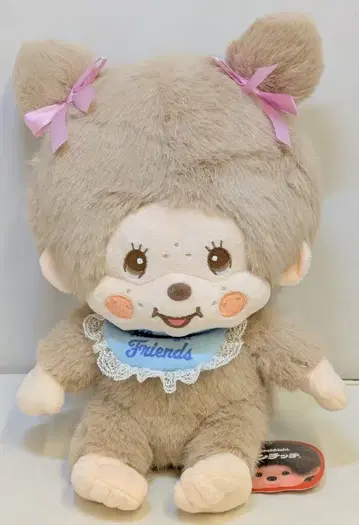 피넛 클럽 몽치치 스위트 슈가 L 사이즈 봉제 인형/핑크 리본