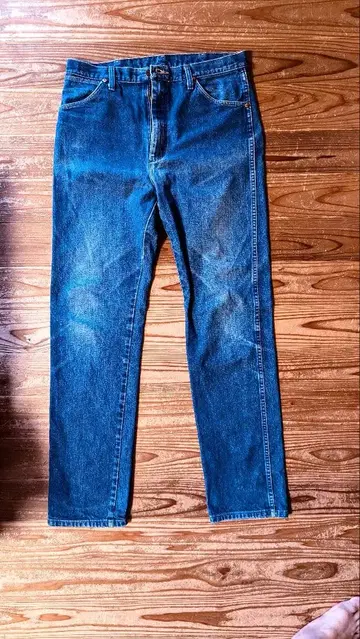 wrangler 13MWZ W 35 x L36 빈티지 데님 구제 의류